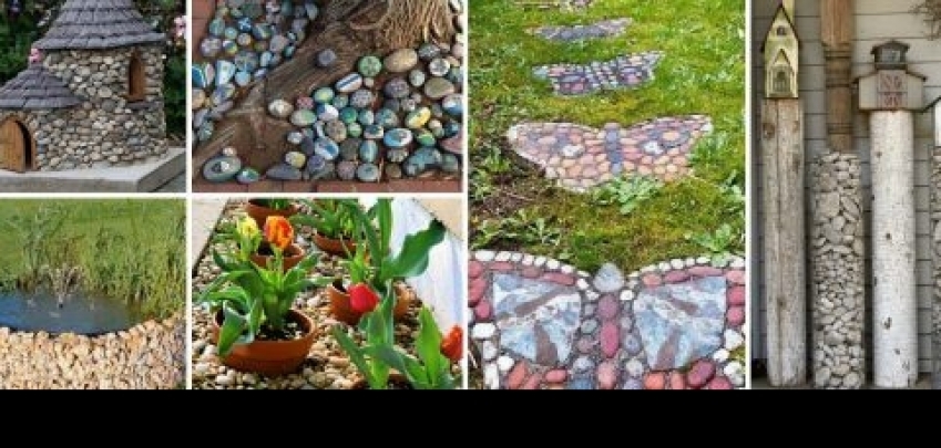 10 направи си сам декорация с камъчета за двора