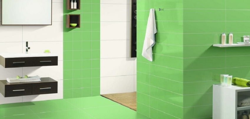 12 идеи за банята в зелено