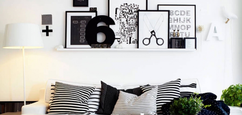 10 + идеи за декорация над дивана 