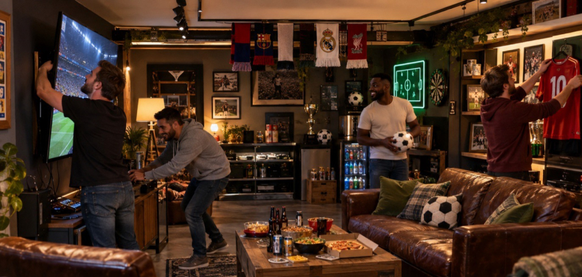 Man Cave - Как да създадем перфектна зона за гледане на мачове