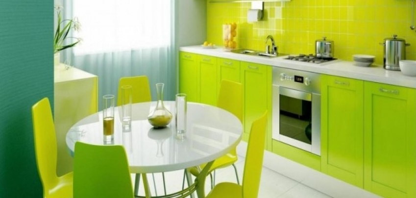 10 кухни в зелено