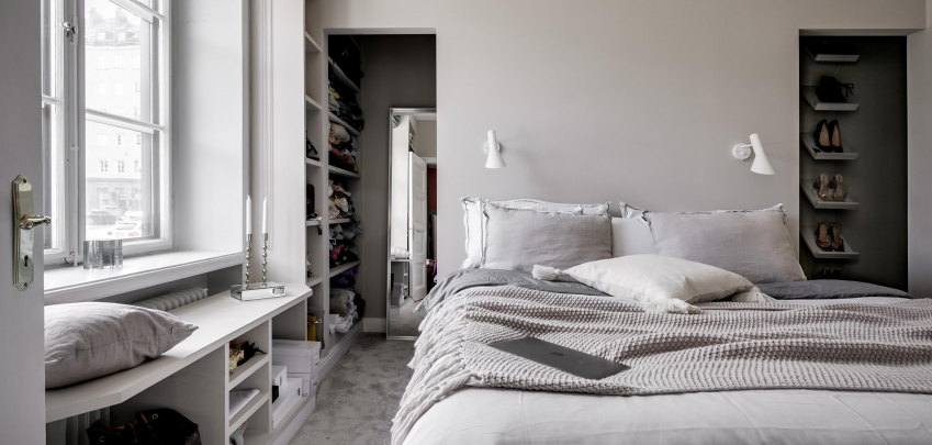 Спални в скандинавски стил: 15+ идеи