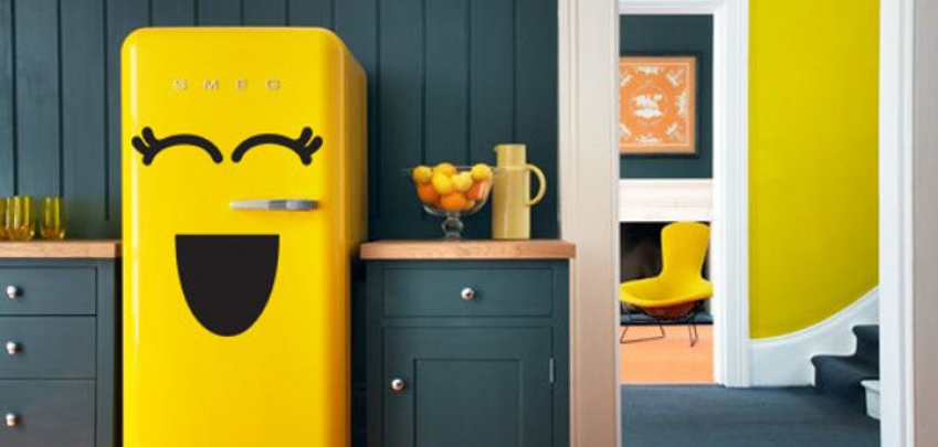 10 начина да превърнете обикновения хладилник в красива декорация за кухнята