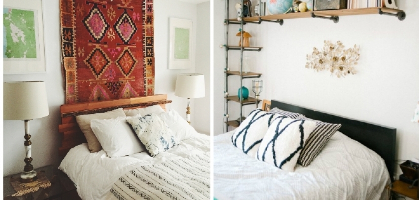 5 идейни начини да декорирате стената зад леглото