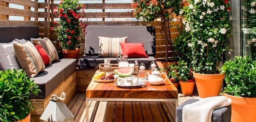 Идеи за градина на балкона