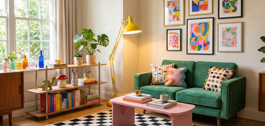 Dopamine decor: цветният интериорен стил, който вдига настроението у дома