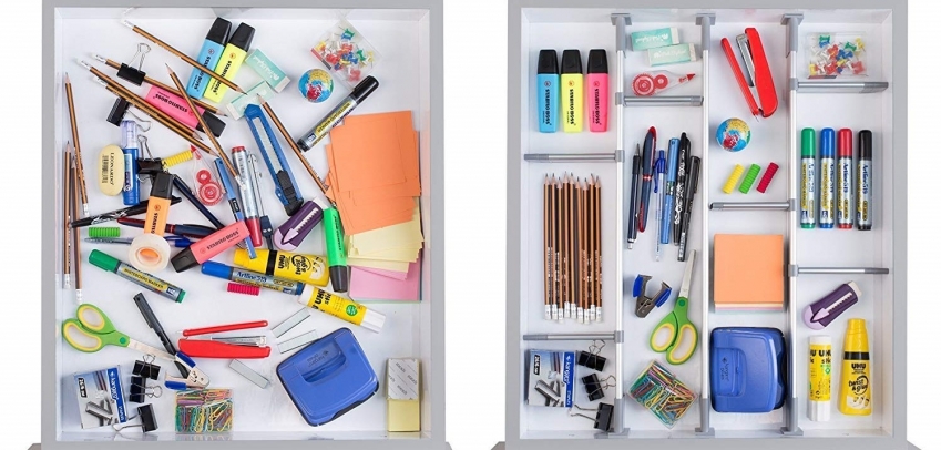 Как да организирате правилно чекмеджетата си