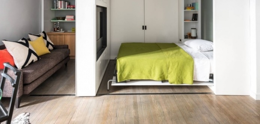 10 идеи за съчетание на спалнята с хола в малкото жилище