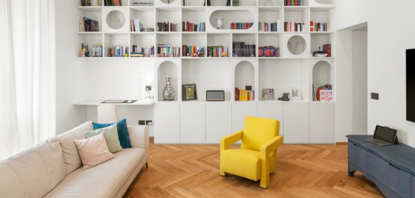Апартамент с модернистични акценти в Милано