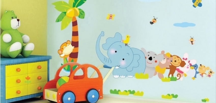 Най – хубавата детска стая – да декорираме стените