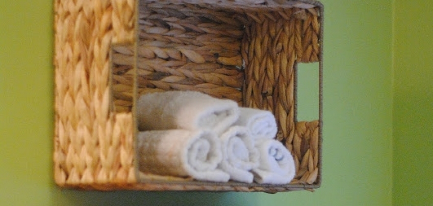 10 алтернативни места за съхранение на кърпите в банята