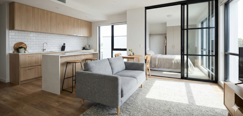 Как да комбинираме кухнята и хола