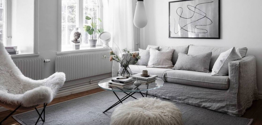 Лесни и достъпни начини да декорирате стилно пространството около дивана