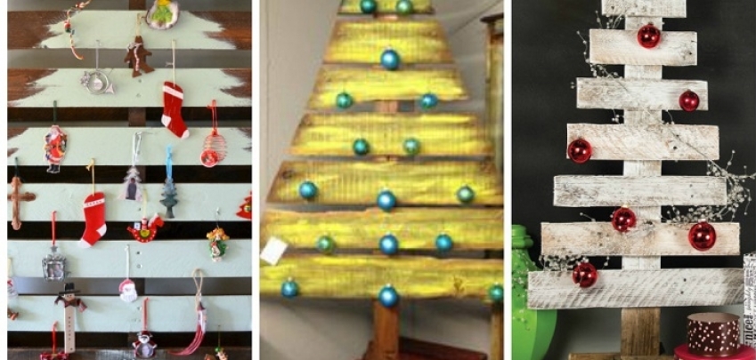 Коледно дърво от палети – креативен и различен направи си сам проект 