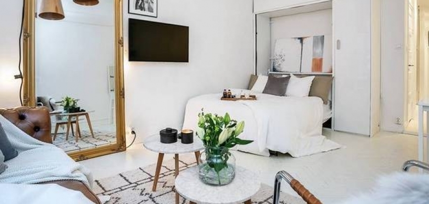 23 идеи за спалнята в малкия апартамент