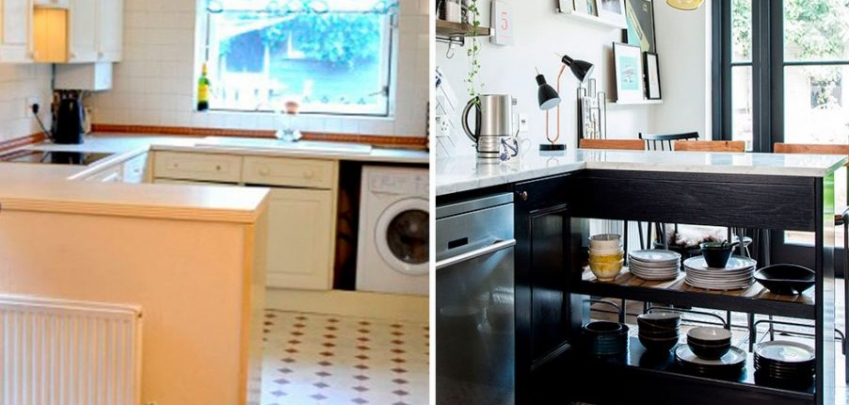 Преди и след: Вижте как тясна кухня се трансформира без разширение
