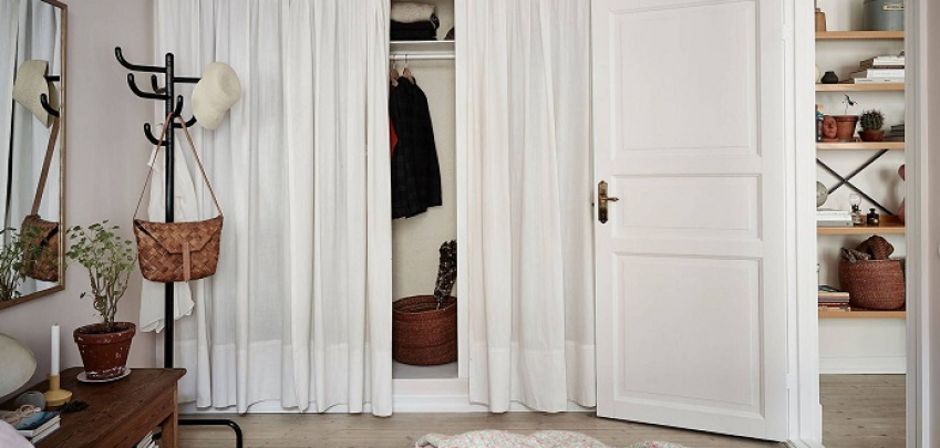 Полезни идеи за създаване на гардеробна в малка спалня