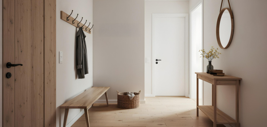 Кухня, библиотека и още 3 идеи за превръщане на обикновен коридор във функционална зона