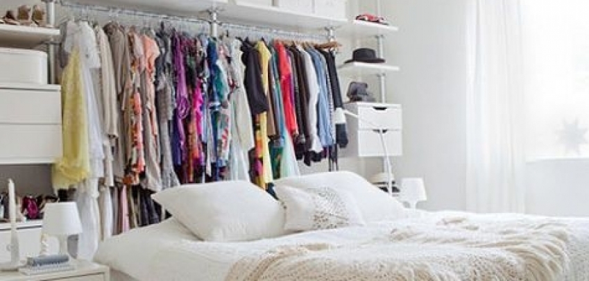 Решения за спални без гардероб