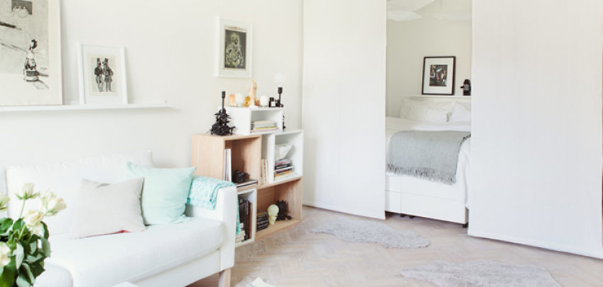 10 начина да сложите спалня в малкия студио – апартамент