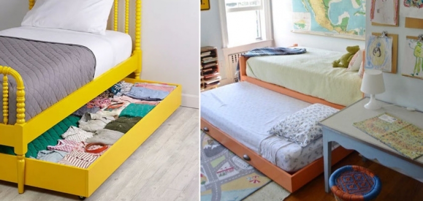 6 гениални начина да използвате мястото под детското креватче