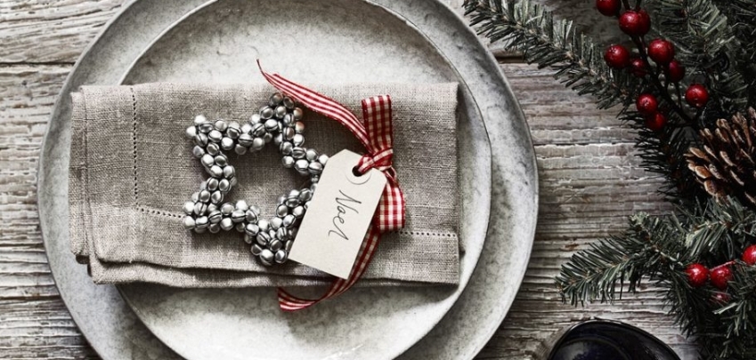 7 идеи за декорация на масата за Коледа 