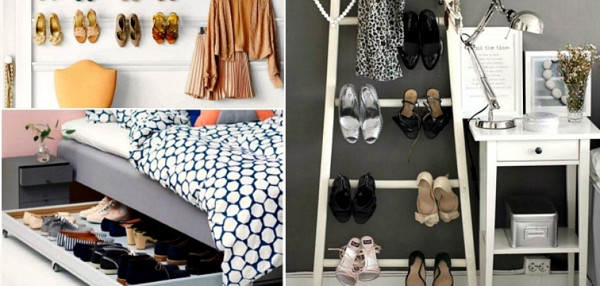10 идеи за съхранение на обувките в апартамента