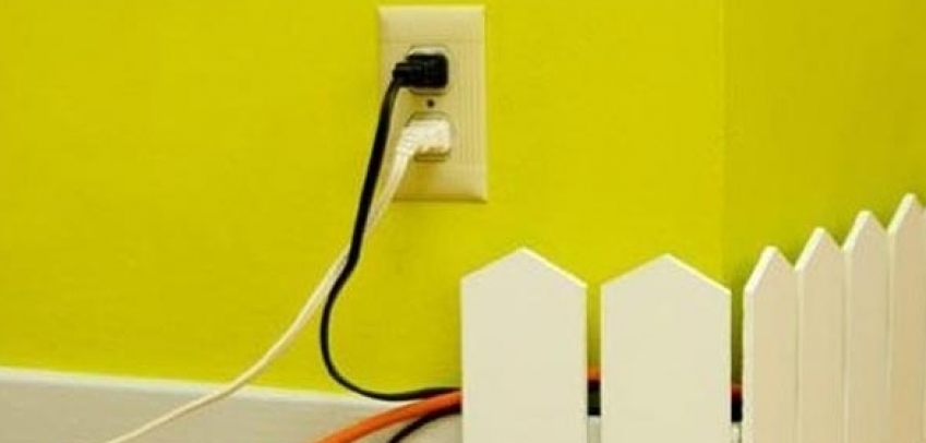 15 начина да скриете кабелите у дома