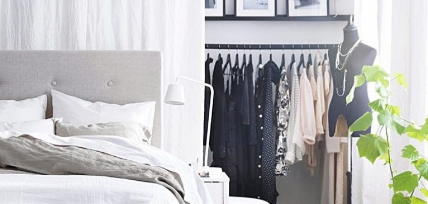 10 идеи за гардероба в малката спалня