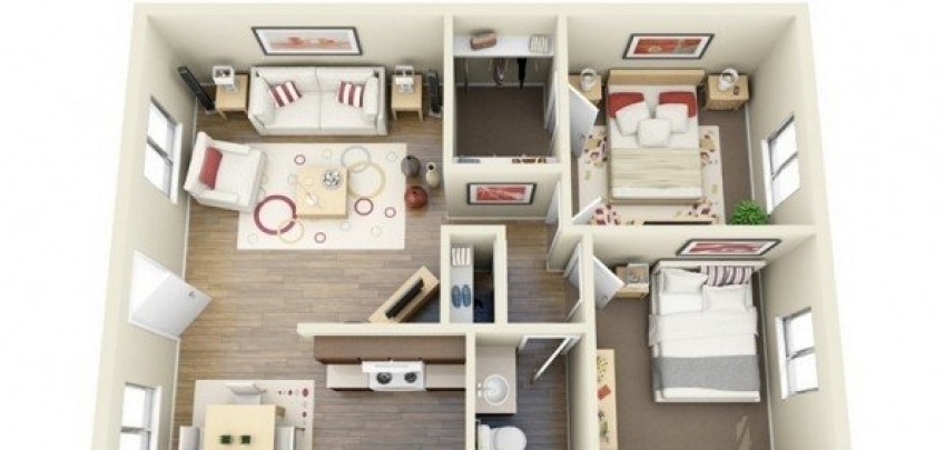 10 идеи за оформление на двустаен апартамент  