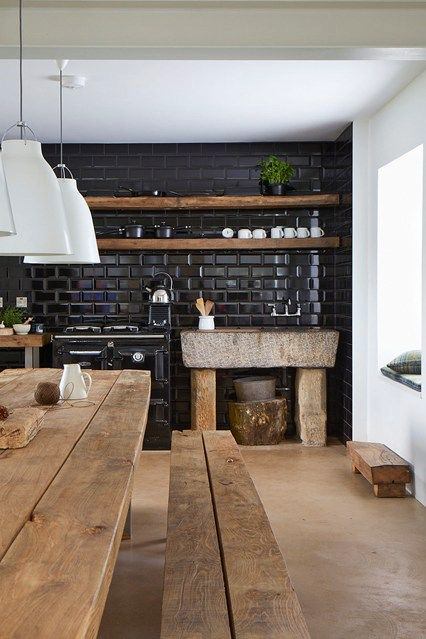 20+ кухни, които ще ви накарат да се влюбите в черния цвят | Idei.BG