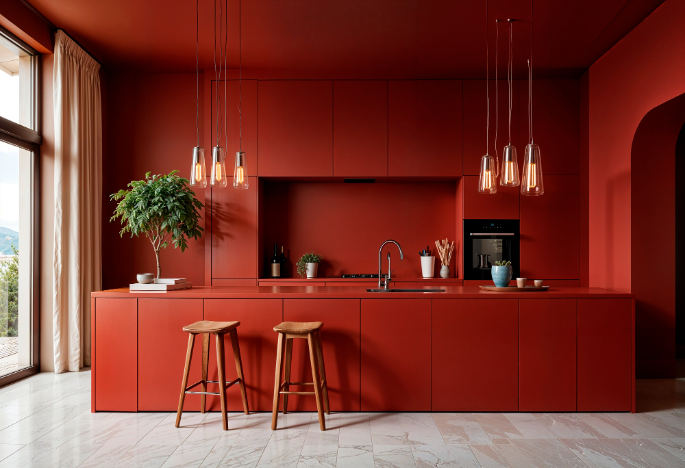 6 цвята, които състаряват кухнята ви