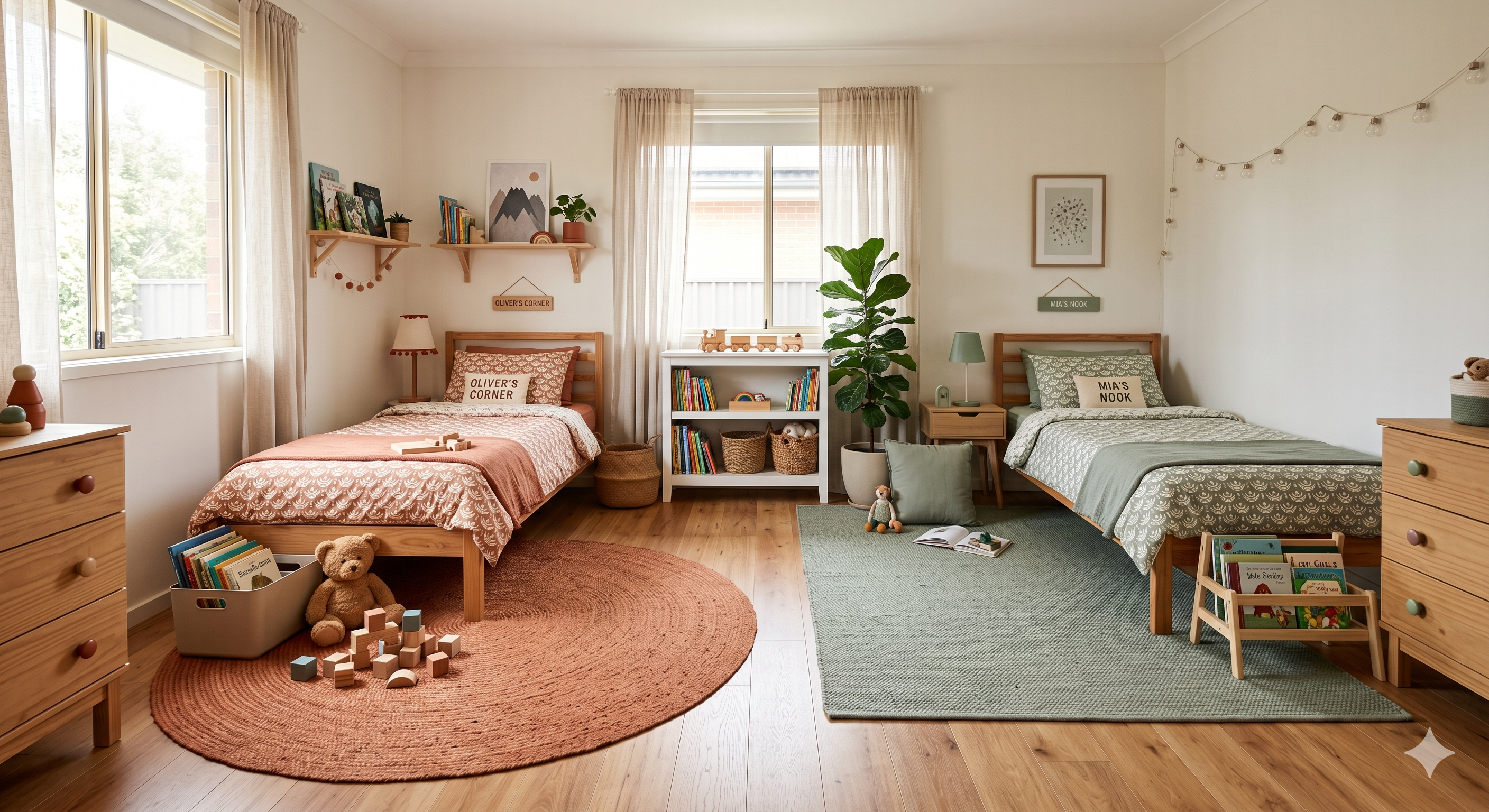 Две деца в седна стая - как да я обзавдем