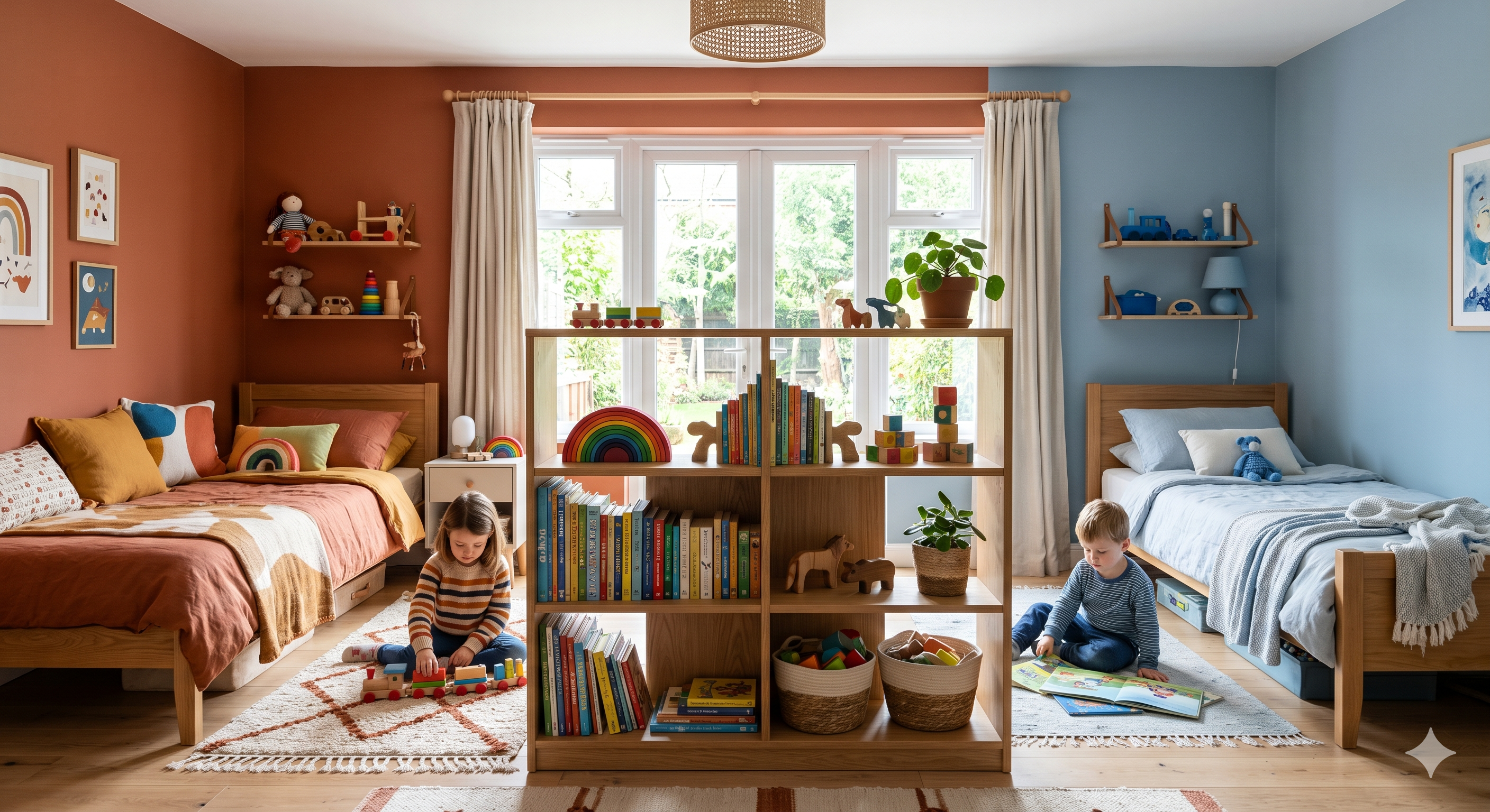 Две деца в седна стая - как да я обзавдем