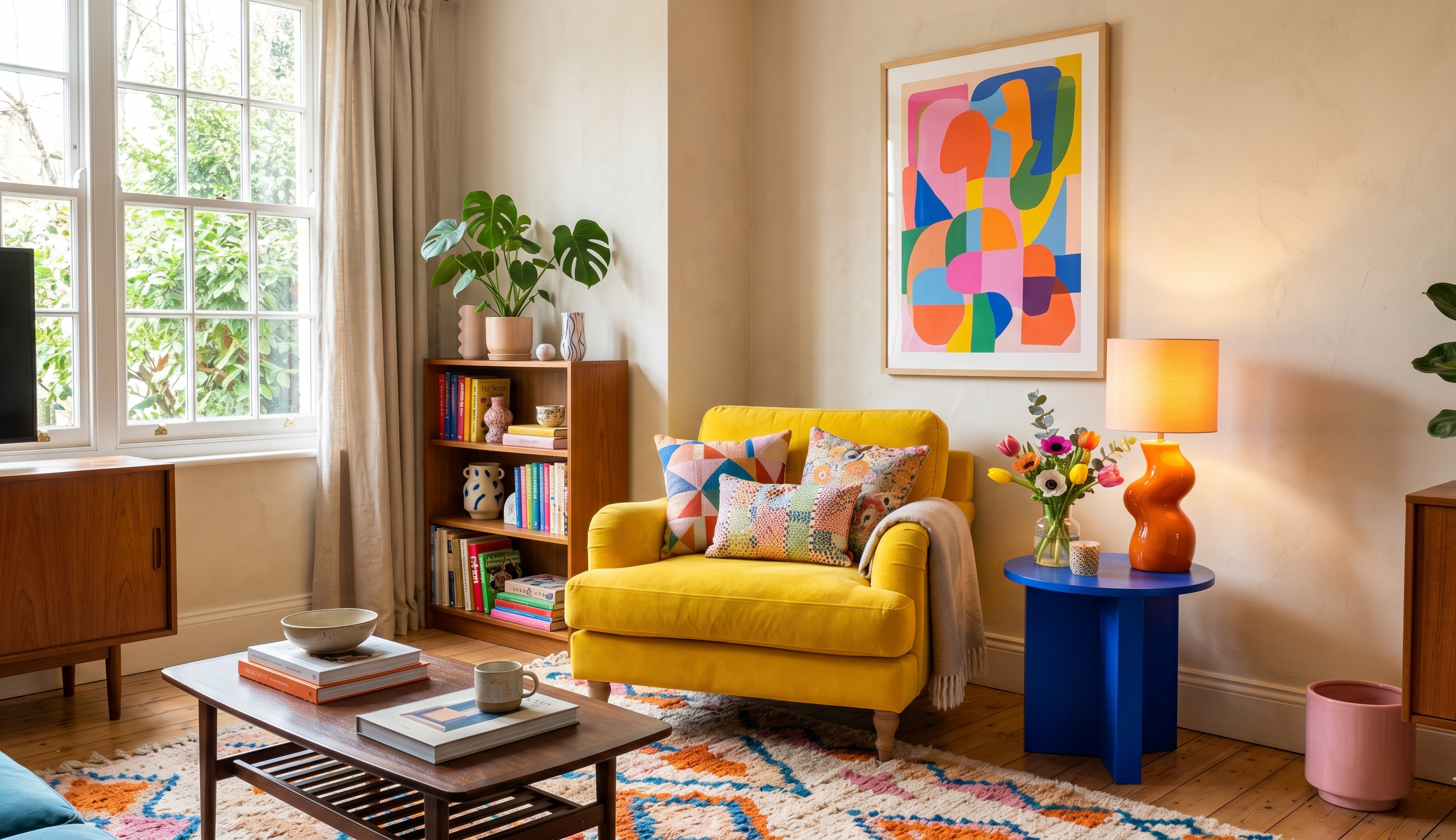 Dopamine decor: цветният интериорен стил, който вдига настроението у дома