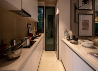 Как да проектирате тясна кухня